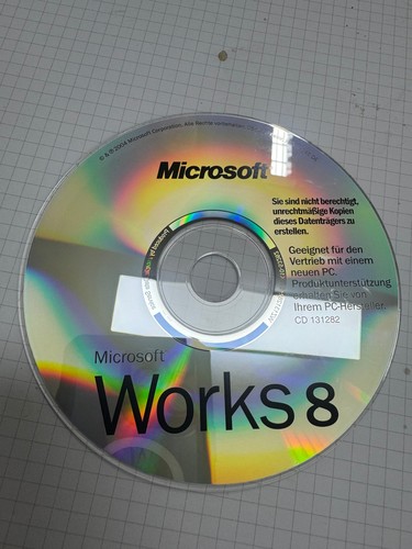 Microsoft works with - works, cd