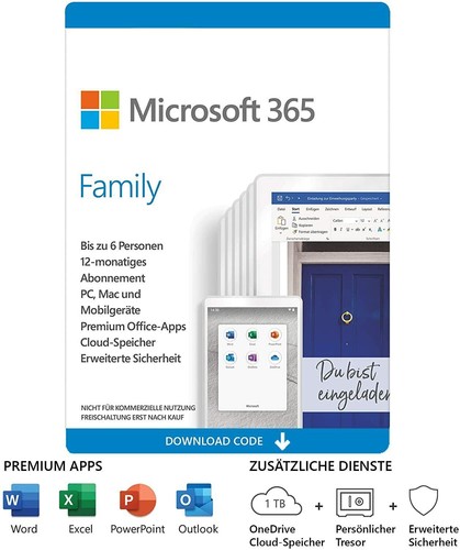 Microsoft office 365 family - office,
